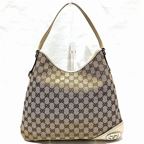 gucci 169947|GUCCI 169947 Interlocking GG Canvas Shoulder Bag .